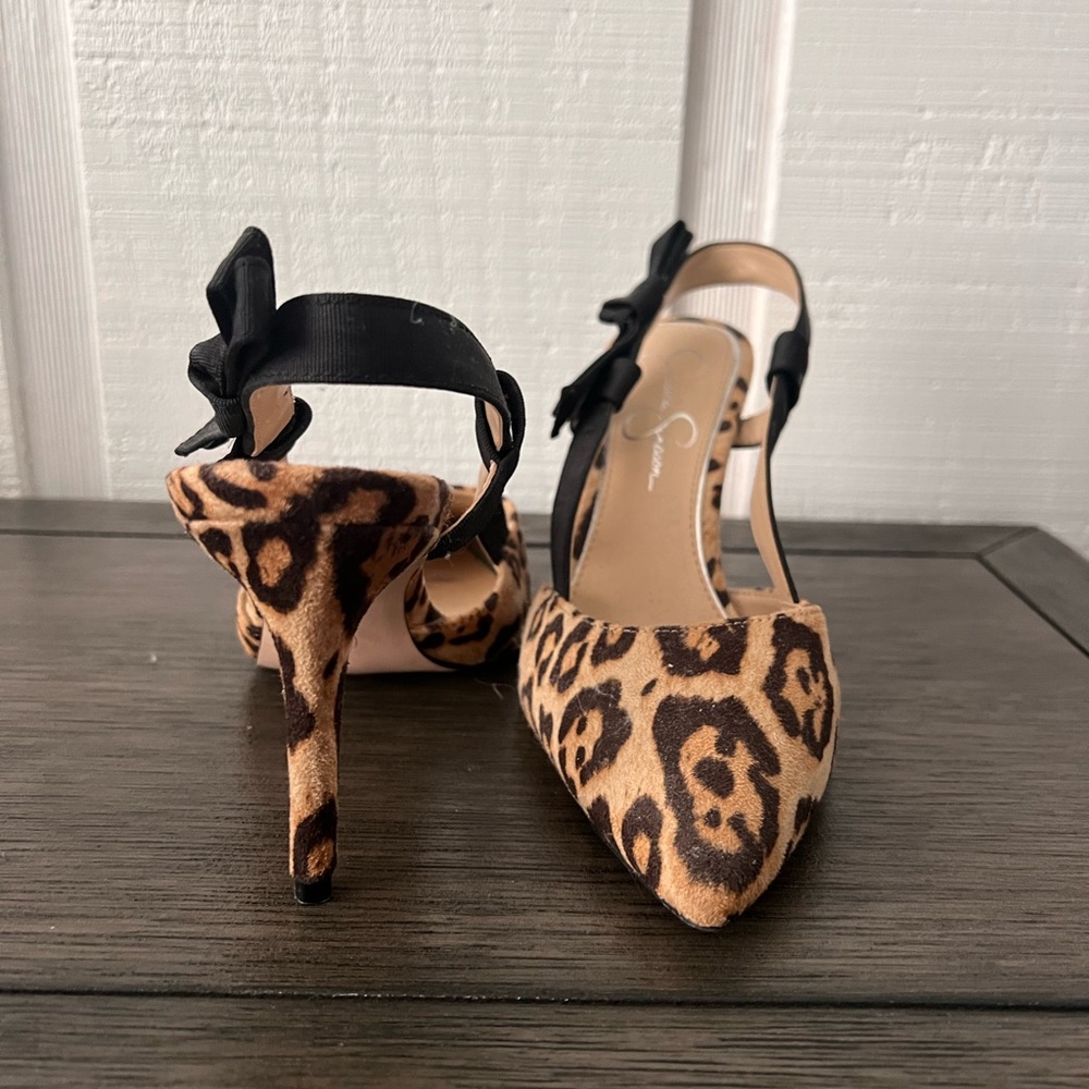 JESSICA SIMPSON cheetah heels